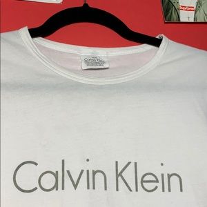 Calvin Klein Shirts - Calvin Klein Spell-out big Logo designer Tee shirt Calvin Klein Shirts - Calvin Klein Spell-out big Logo designer Tee shirt